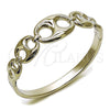 Stainless Steel Individual Bangle, Puff Mariner Design, Polished, Steel Finish, 07.116.0004.05 (18 MM Thickness, Size 5 (2.50 Diameter))