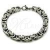 Stainless Steel Fancy Bracelet, Polished, Steel Finish, 03.116.0030.2.09
