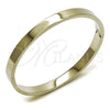 Stainless Steel Individual Bangle, Polished, Steel Finish, 07.244.0011.04 (Thickness, Size 4 (2.25 Diameter))