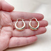 Oro Laminado Small Hoop, Gold Filled Style Polished, Golden Finish, 02.195.0394.20
