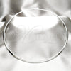 Stainless Steel Basic Necklace, Twist Design, Polished, Rhodium Finish, 04.116.0118 (Thickness, 17 Inches Length)