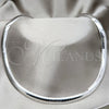 Stainless Steel Basic Necklace, Polished, Rhodium Finish, 04.116.0125 (Thickness, 17 Inches Length)