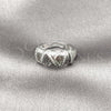 Rhodium Gold Filled Multi Stone Ring, with White Cubic Zirconia, Polished, Rhodium Finish, 01.438.0011 (One size fits all)