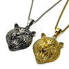Stainless Steel Pendant Necklace, Polished, Golden Finish, 04.222.0001.1.20 (03 MM Thickness, 20 Inches Length)