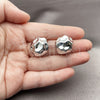 Rhodium Gold Filled Stud Earring, Polished, Rhodium Finish, 02.455.0005