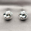 Rhodium Gold Filled Stud Earring, Polished, Rhodium Finish, 02.455.0005