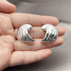 Rhodium Gold Filled Stud Earring, Polished, Rhodium Finish, 02.455.0007