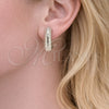 Rhodium Gold Filled Medium Hoop, Polished, Rhodium Finish, 02.455.0021.30