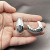 Rhodium Gold Filled Large Hoop, Polished, Rhodium Finish, 02.455.0028.25