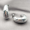 Rhodium Gold Filled Large Hoop, Polished, Rhodium Finish, 02.455.0028.25