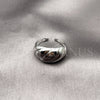 Rhodium Gold Filled Elegant Ring, Twist Design, Polished, Rhodium Finish, 01.213.0085 (One size fits all)