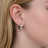 Rhodium Gold Filled Huggie Hoop, Polished, Rhodium Finish, 02.213.0584.1.10