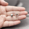 Rhodium Gold Filled Huggie Hoop, Polished, Rhodium Finish, 02.213.0584.1.10