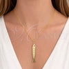 Oro Laminado Fancy Pendant, Gold Filled Style Fish Design, with Ruby Cubic Zirconia, Polished, Golden Finish, 05.458.0004