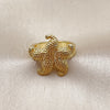 Oro Laminado Elegant Ring, Gold Filled Style Star Design, Matte Finish, Golden Finish, 01.381.0005 (One size fits all)