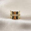Oro Laminado Multi Stone Ring, Gold Filled Style with White Platina Cubic Zirconia, Polished, Golden Finish, 01.381.0006 (One size fits all)