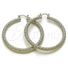 Rhodium Gold Filled Large Hoop, Diamond Cutting Finish, Rhodium Finish, 02.196.0259.50