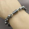 Stainless Steel Solid Bracelet, Polished, Steel Finish, 03.461.0004.09 (Thickness, 9 Inches Length)