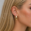 Oro Laminado Medium Hoop, Gold Filled Style Polished, Golden Finish, 02.163.0427.30