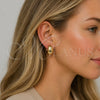 Oro Laminado Small Hoop, Gold Filled Style Polished, Golden Finish, 02.163.0430.22