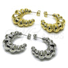 Oro Laminado Medium Hoop, Gold Filled Style Hollow Design, Polished, Golden Finish, 02.413.0002.30