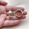 Oro Laminado Small Hoop, Gold Filled Style Polished, Golden Finish, 02.213.0943.25