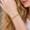 Oro Laminado Fancy Bracelet, Gold Filled Style Miami Cuban Design, Polished, Golden Finish, 04.213.0368.06 (Thickness, 6 Inches Length)