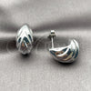 Rhodium Gold Filled Stud Earring, Teardrop Design, Polished, Rhodium Finish, 02.467.0026.1