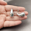 Rhodium Gold Filled Stud Earring, Teardrop Design, Polished, Rhodium Finish, 02.467.0023.1