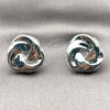 Rhodium Gold Filled Stud Earring, Love Knot Design, Polished, Rhodium Finish, 02.467.0003.1