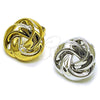Rhodium Gold Filled Stud Earring, Love Knot Design, Polished, Rhodium Finish, 02.467.0003.1