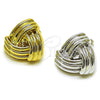 Rhodium Gold Filled Stud Earring, Love Knot Design, Polished, Rhodium Finish, 02.467.0002.1