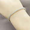 Rhodium Gold Filled Tennis Bracelet, with White Cubic Zirconia, Polished, Rhodium Finish, 03.130.0031.07 (04 MM Thickness, 7 Inches Length)