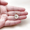 Oro Laminado Religious Pendant, Gold Filled Style with Ivory Mother of Pearl, Polished, Golden Finish, 05.459.0026
