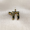 Oro Laminado Religious Pendant, Gold Filled Style Polished, Golden Finish, 05.459.0034