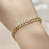 Oro Laminado Basic Bracelet, Gold Filled Style Polished, Golden Finish, 03.145.0004.07 (Thickness, 8 Inches Length)