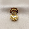 Oro Laminado Fancy Pendant, Gold Filled Style Shell Design, with Ivory Pearl, Polished, Golden Finish, 05.459.0057