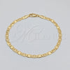 Oro Laminado Basic Bracelet, Gold Filled Style Mariner Design, Polished, Golden Finish, 03.419.0026.07 (260 Gauge, 07 MM Thickness, 7 Inches Length)