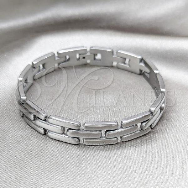 Stainless Steel Solid Bracelet, Polished, Steel Finish, 03.63.22930.08