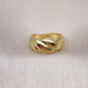 Oro Laminado Elegant Ring, Gold Filled Style Polished, Golden Finish, 01.341.0124