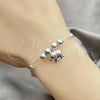 Sterling Silver Charm Bracelet, Elephant Design, Polished, Silver Finish, 03.407.0004.07