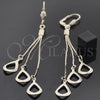 Oro Laminado Long Earring, Gold Filled Style Golden Finish, 5.072.006