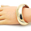 Oro Laminado Individual Bangle, Gold Filled Style Chunky Design, Polished, Golden Finish, 07.307.0022.05