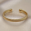 Oro Laminado Individual Bangle, Gold Filled Style Polished, Golden Finish, 07.170.0029