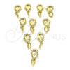 Oro Laminado Lock, Gold Filled Style Polished, Golden Finish, 08.63.0011.10