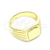 Oro Laminado Baby Ring, Gold Filled Style Polished, Golden Finish, 01.185.0013.02 (Size 2)