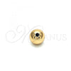 Oro Laminado Bead, Gold Filled Style Ball Design, Polished, Golden Finish, 5.234.028.08.100