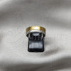 Stainless Steel Mens Ring, Polished, Golden Finish, 01.63.0653.06