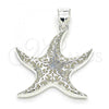 Sterling Silver Fancy Pendant, Polished,, 05.398.0054
