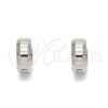 Stainless Steel Huggie Hoop, Polished, Steel Finish, 02.255.0005.10
